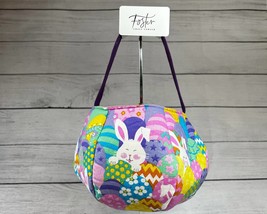 Easter Egg and Bunny Tote Bag - Bag - Tote - Bunny - Eggs - Sparkle - Mu... - $18.99