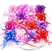 100Pcs Elegant Festival Assorted Colors PVC Pull Bows Ribbon Strings for Gift Wr image 4