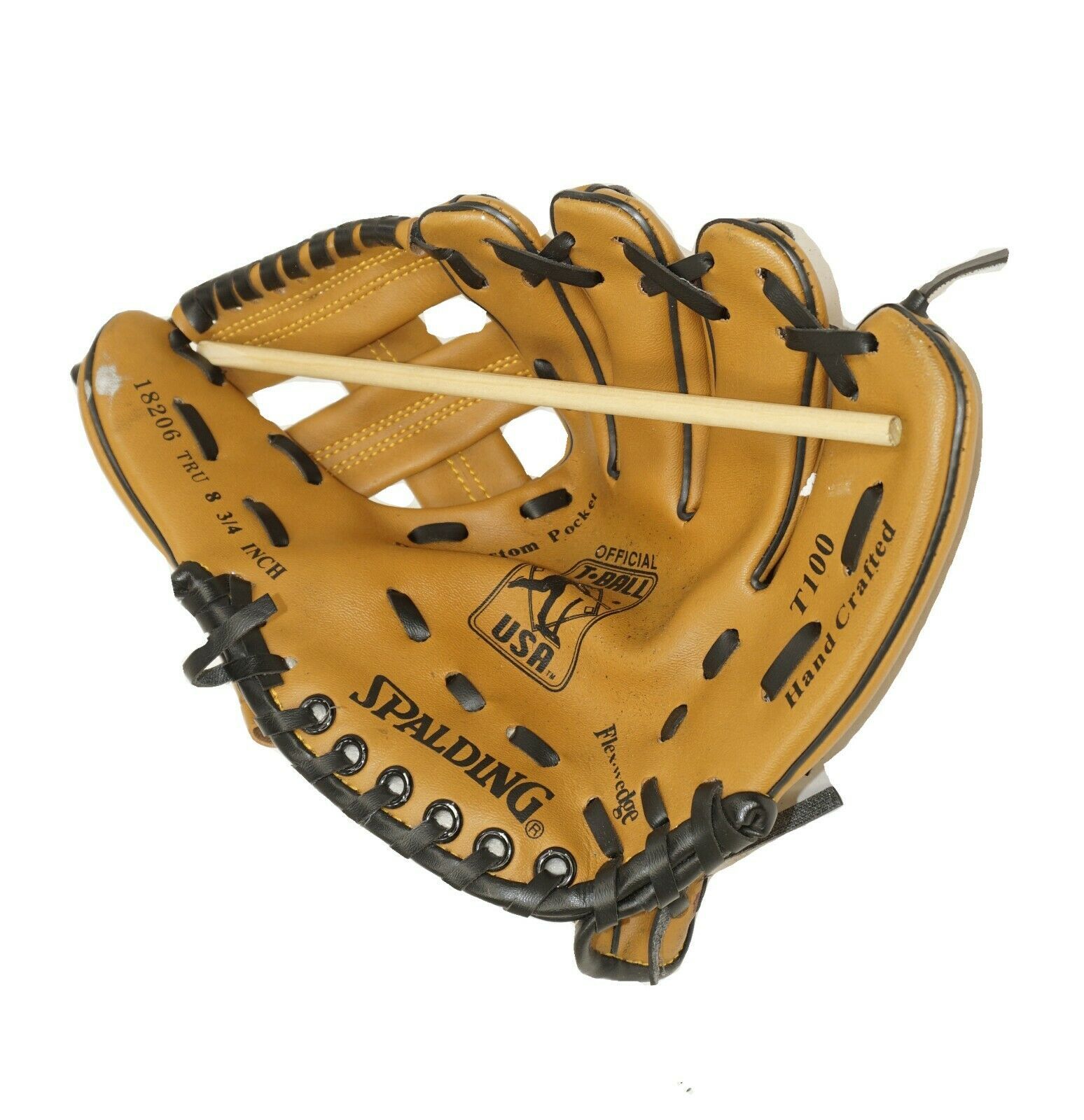 ZETT Pro Model 12.75 inch LHT Yellow Outfielder Glove