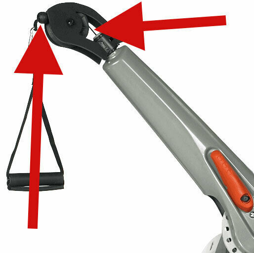 TWO USED 128" Pulley Cables with Ball Stops for Bowflex Revolution XP