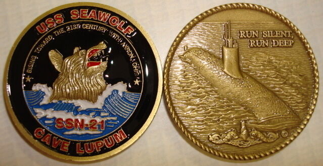 United States Submarine Service Collection "Run Silent Run Deep" Challenge Coin 