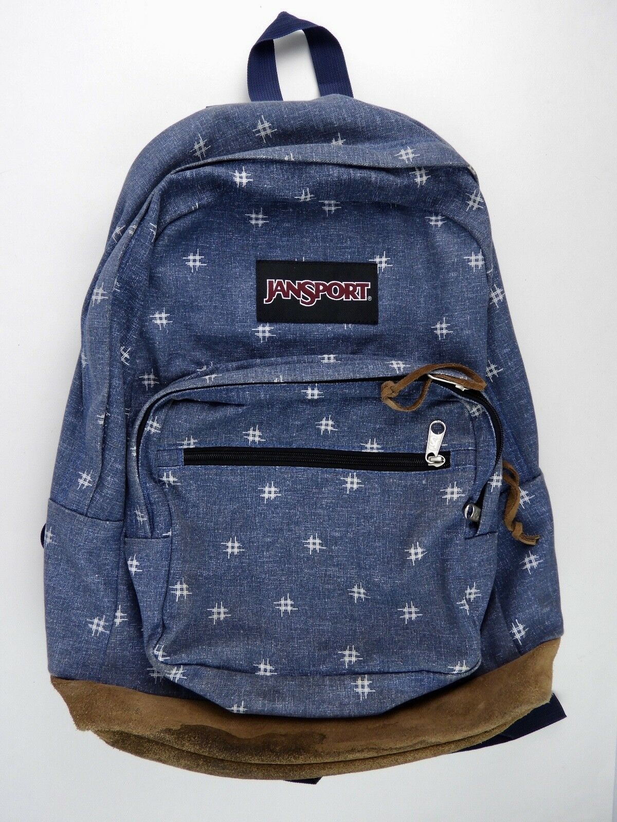 denim backpack jansport