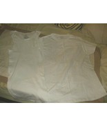 George Tank Style T-Shirt - Size M & Fruit of the Loom White Undershirt - Size S - $9.99