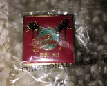 Planet Hollywood Beverly Hills California Red & Blue Palm Trees Square Pin NEW