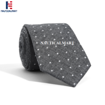 Medieval Epic Black Chambray Dotted Tie