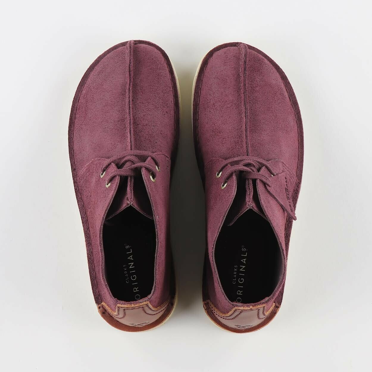 burgundy clarks boots
