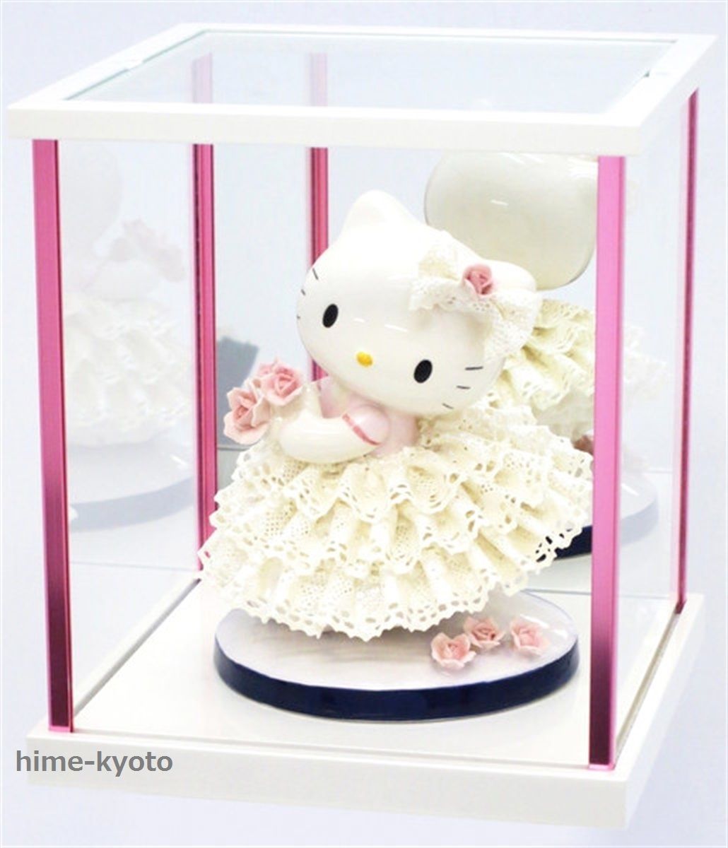 My Melody 40th Porcelain Lace Doll Music Box Plush Figure Ceramic state Ornament