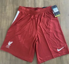 Nike Liverpool FC Soccer Shorts Home Red White DB2831-687 Men's Size Large Slim - $32.99