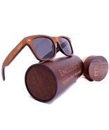 Red Stripe Two Tone Sunglasses Engraved and Polarized With Case - $55.00