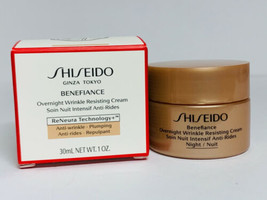 Shiseido Benefiance Overnight Wrinkle Resisting Cream 1.0 oz/ 30ml New in Box - $34.50