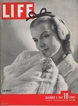 ORIGINAL Vintage Life Magazine December 6 1943 Ear Muffs