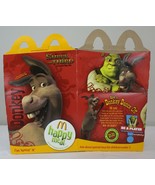ORIGINAL Vintage 2007 McDonald&#39;s Shrek the Third Donkey Happy Meal Box - $9.89