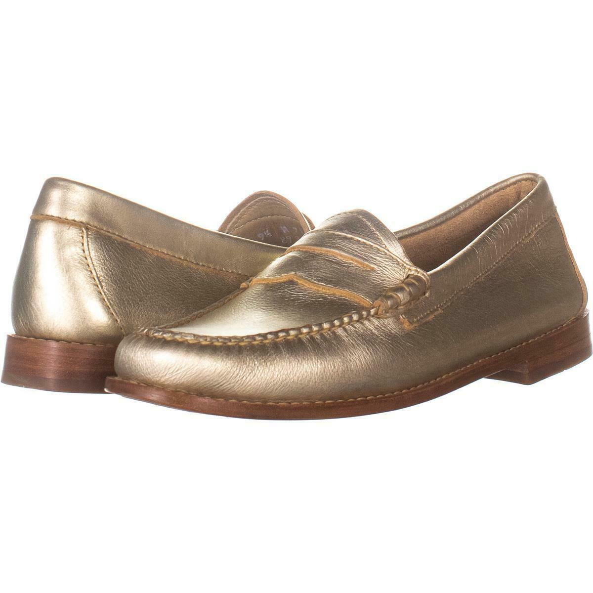 gold weejuns
