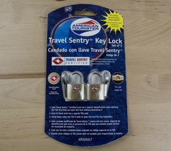 American Tourister Luggage Locks w/ 2 Keys Each Travel Sentry TSA Accepted - $11.99