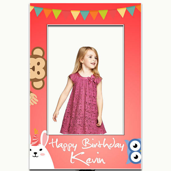 Basketball Burning Birthday Selfie Frame Poster