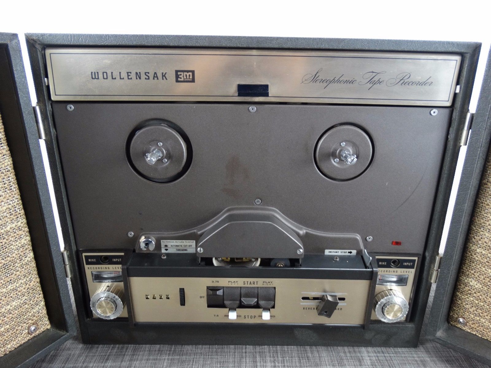 WOLLENSAK TAPE RECORDER ( STEREO MODEL 1280 FOR PARTS OR REPAIR ) ReeltoReel Tape
