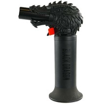 Black Dragon Head Jumbo Torch REFILLABLE Butane Lighter - One Lighter image 1
