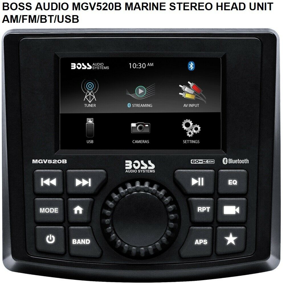 Primary image for BOSS AUDIO MGV520B MARINE STEREO HEAD UNIT - AM/FM/BT/USB - SiriusXM Promotion