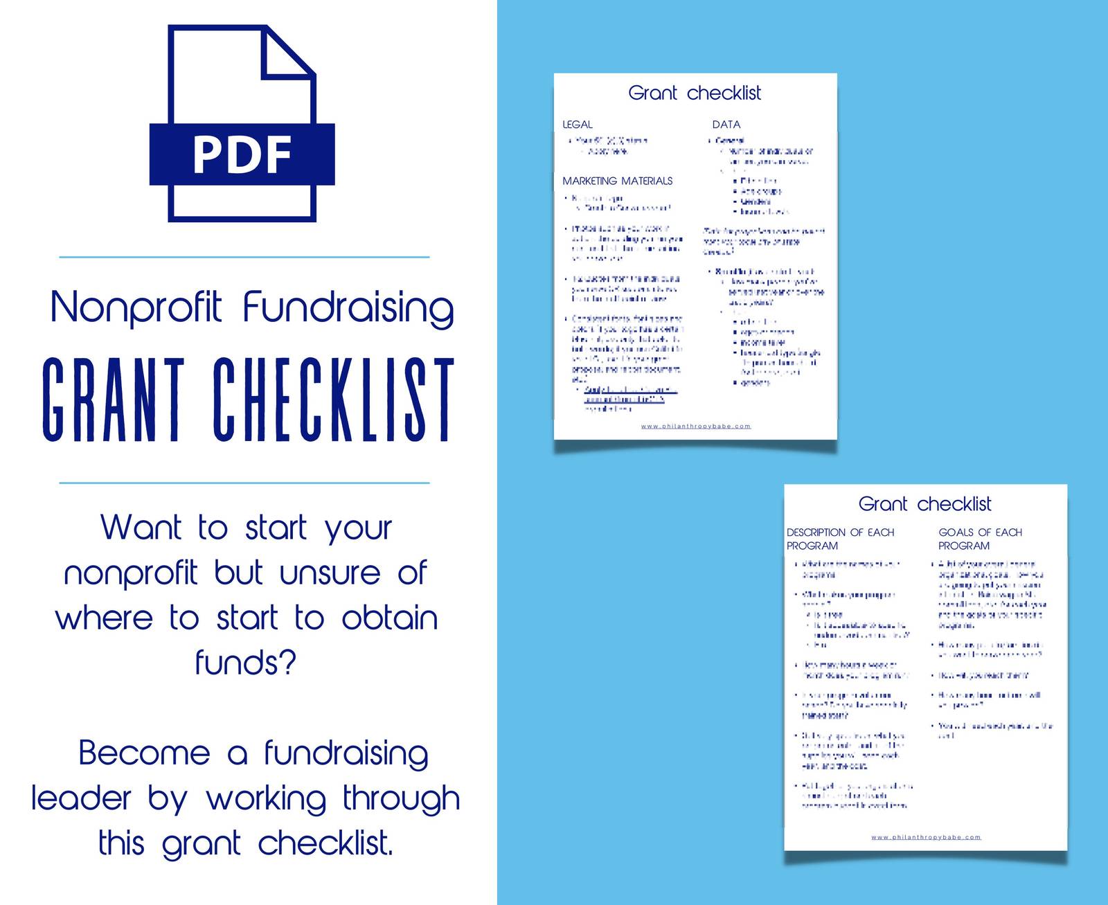 Grant Checklist | Grant Management | Nonprofit Grant Proposal Checklist