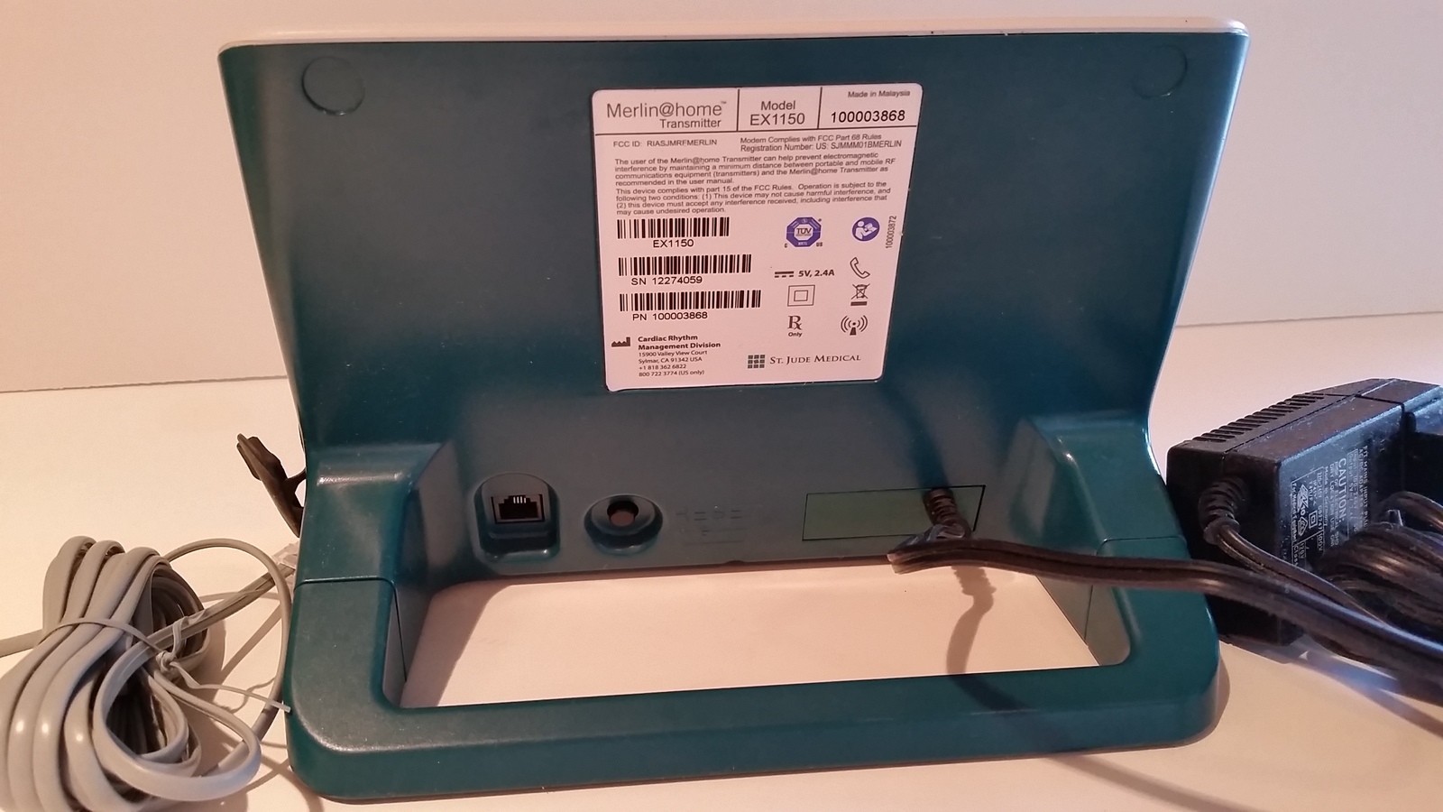 MERLIN HOME TRANSMITTER EX1150 St. Jude Medical Monitor Other