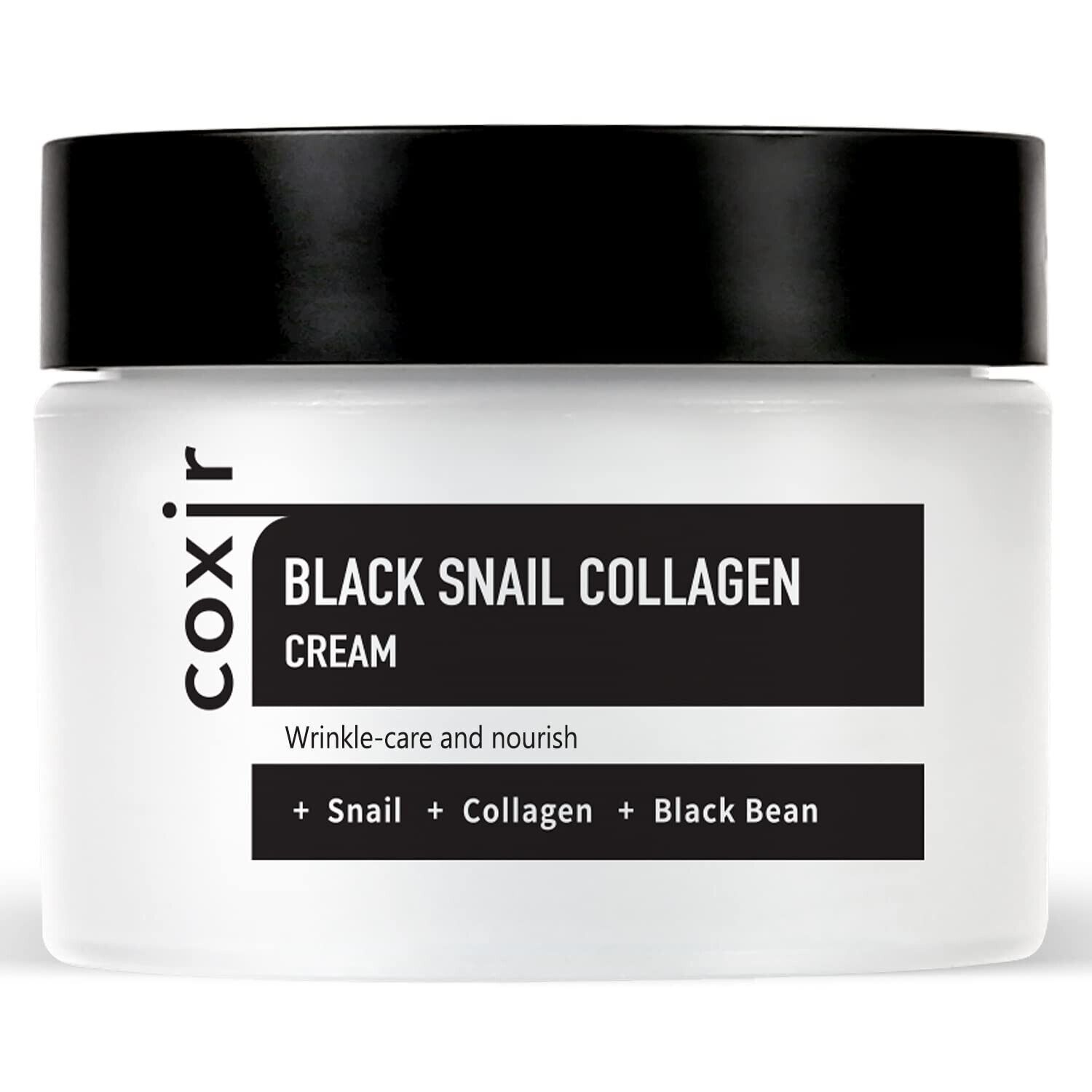 Black Snail Collagen Cream (50ml / 1.7 fl. oz.) |Snail mucin, Collagen ...