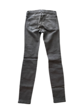 Frame Denim Jeans Women Le Skinny Sz 24 USA Made Gray Graphite Destroyed Stretch image 5