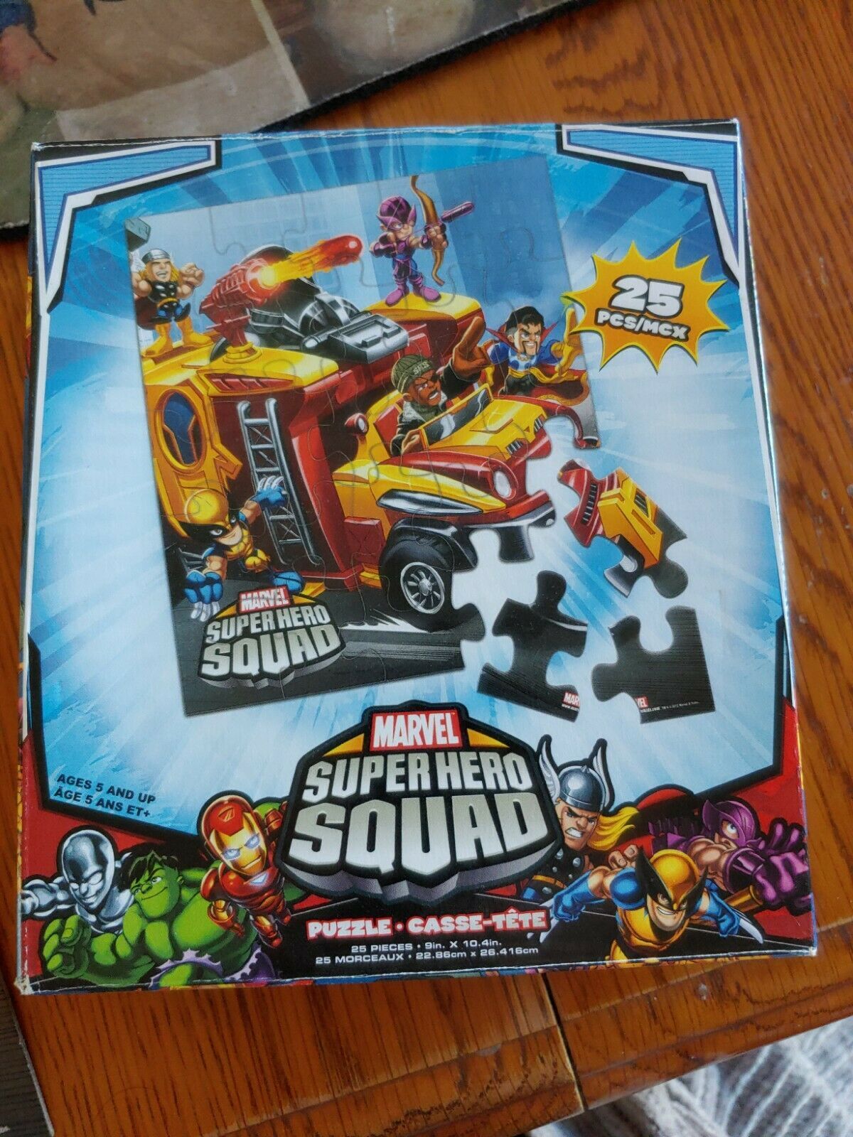 Marvel Super Hero Adventures 25 Piece Foam Puzzle Brand New In Box 