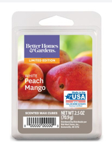 Better Homes and Gardens Scented Wax Cubes, White Peach Mango, 2.5 Oz - $3.79