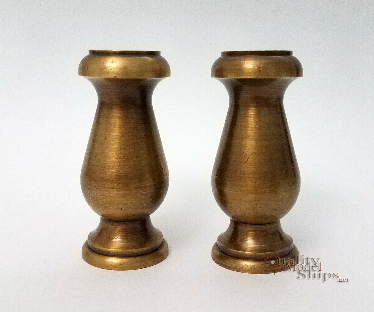 Quality Model Ship Display Pedestals Solid Turned Brass Antique Finished Wooden