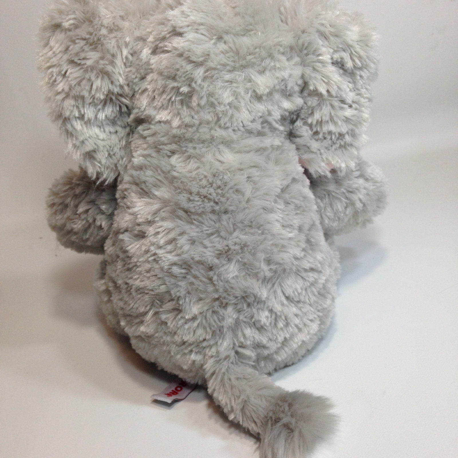 gray stuffed elephant