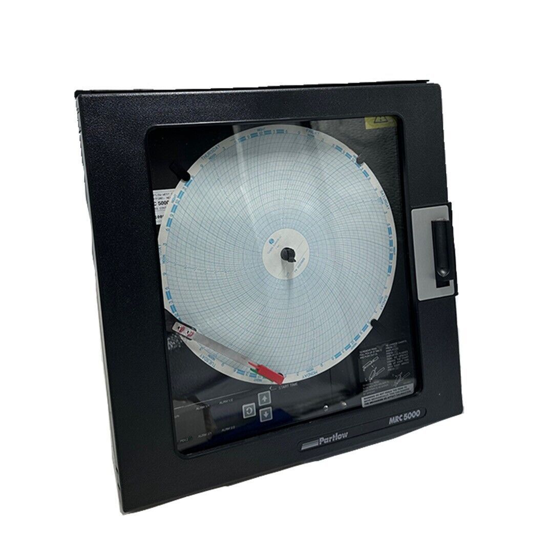 NEW PARTLOW 51100031 MRC 5000 CHART RECORDER 100240VAC 47/63Hz 2PENS