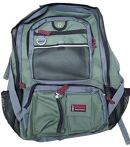 Hardcore Essentials Backpack Adrenaline Series Green & Gray 7 Pocket