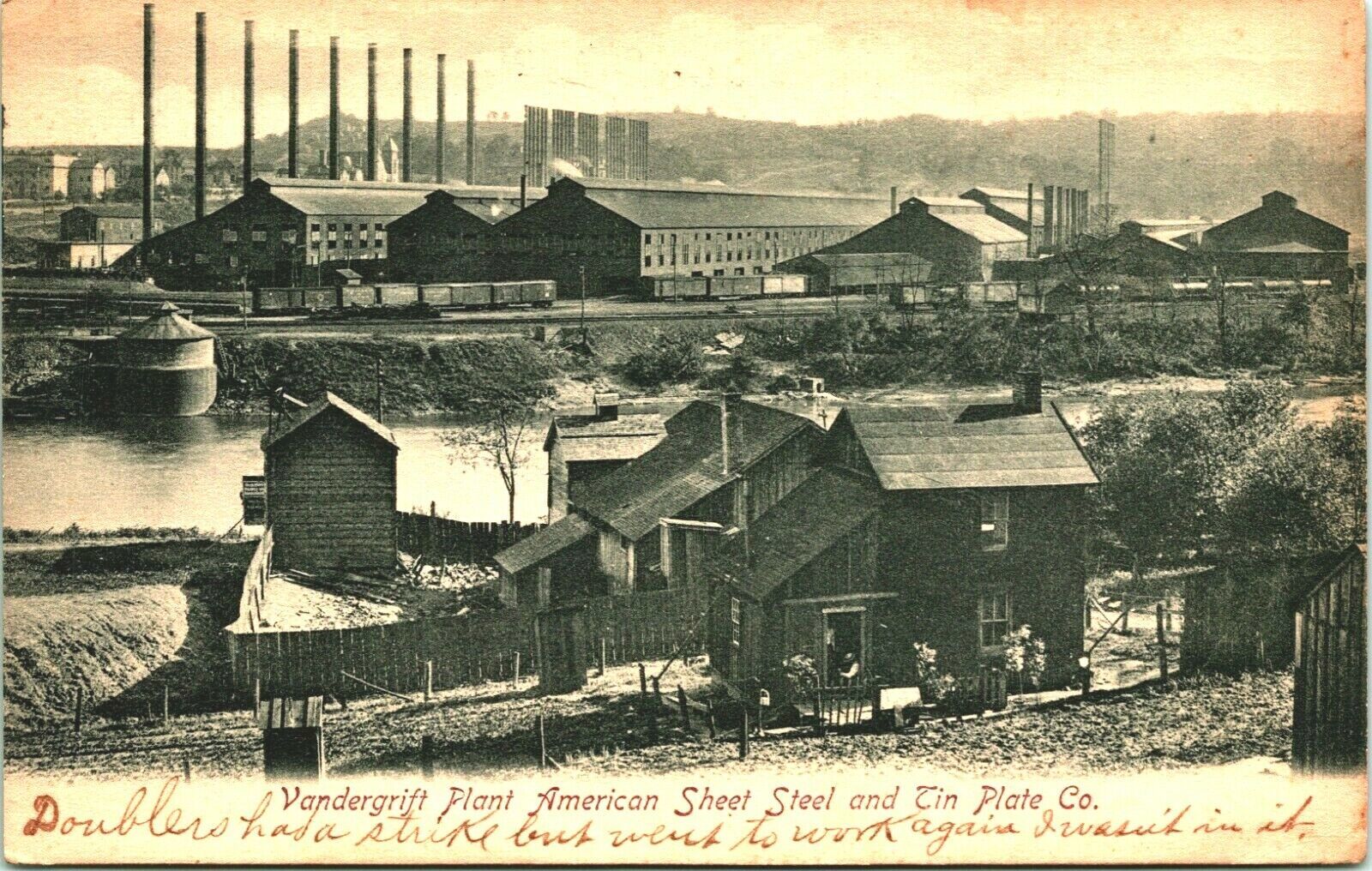 American Sheet Steel and Tin Plate Co Plant Vandergrift PA 1907 UDB