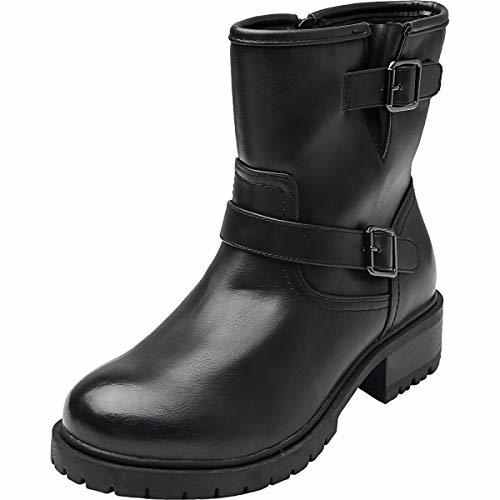 womens wide calf motorcycle boots