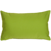 Sunbrella Macaw Green 12x19 Outdoor Pillow, Complete with Pillow Insert - $52.45