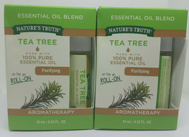 LOT OF 2 NATURES TRUTH TEA TREE PURIFYING ESSENTIAL OIL ROLL ON  .33 OUN... - $10.84