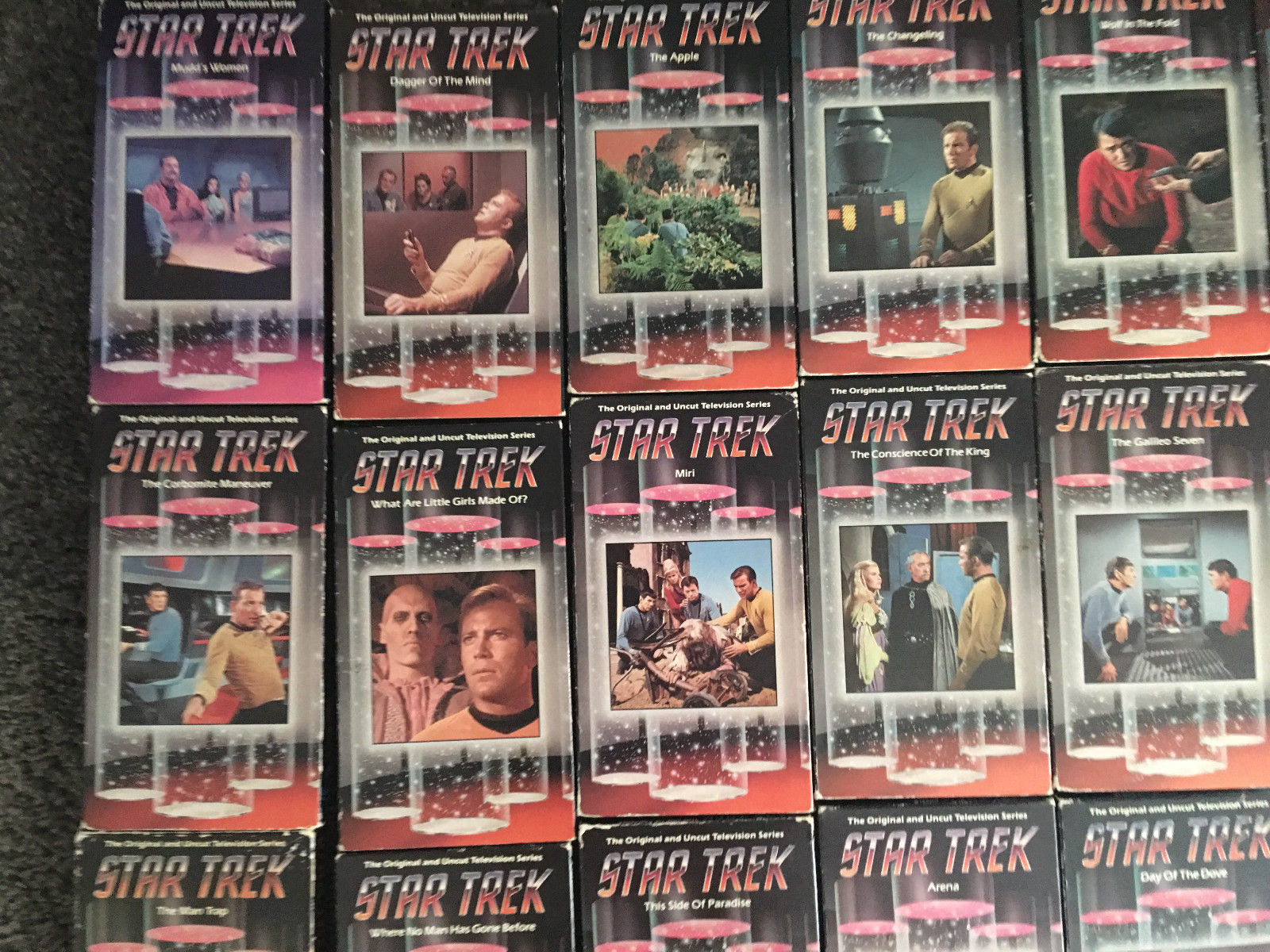 36 Star Trek VHS Tapes Original & Uncut TV And 50 Similar Items