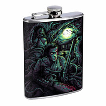 Norwegian Pin Up Girls D3 Flask 8oz Stainless Steel Hip Drinking Whiskey 
