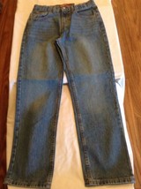 Size 12 Regular Arizona jeans original denim western rodeo blue Boys New  - $11.99