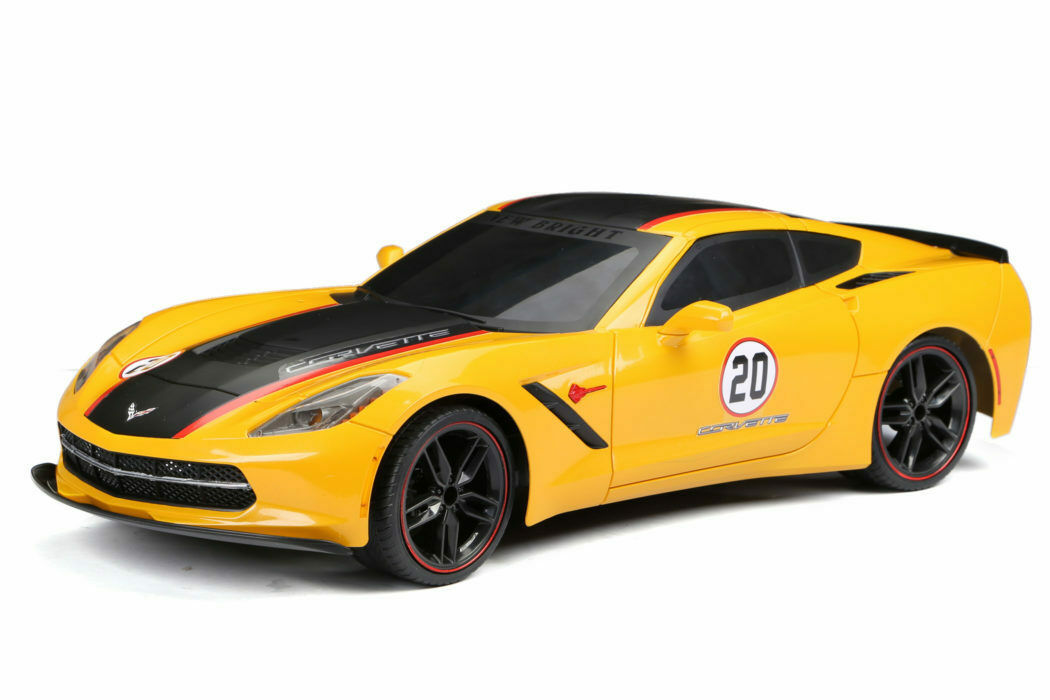 yellow rc car