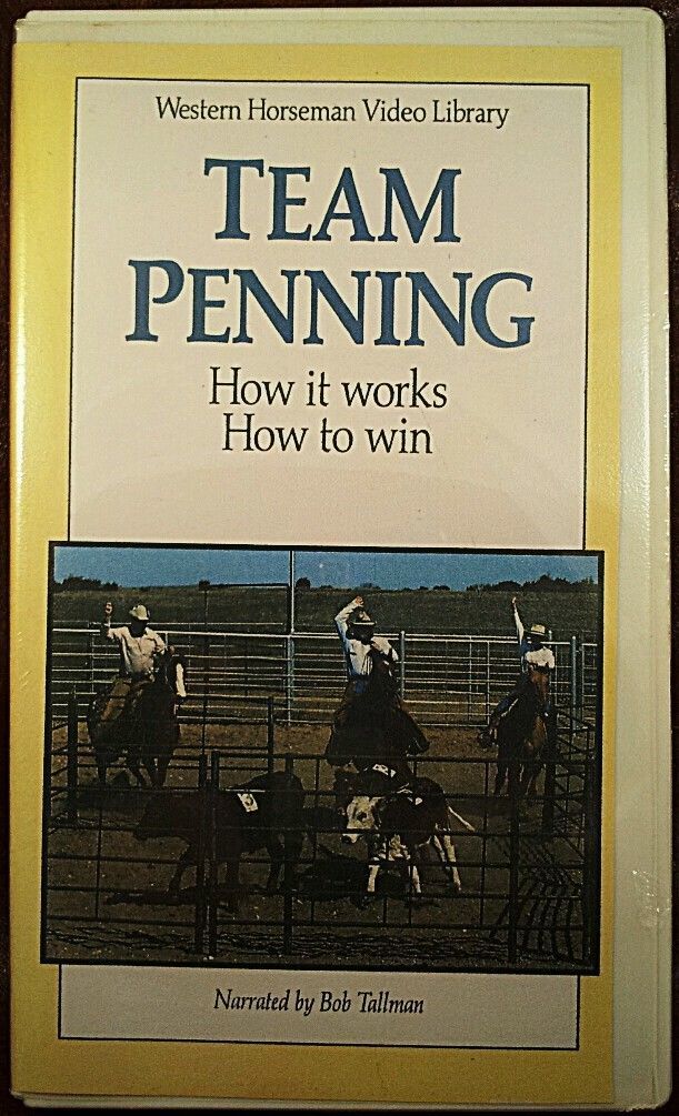 NEW Team Penning VHS How it Works How to Win RARE Western Horseman