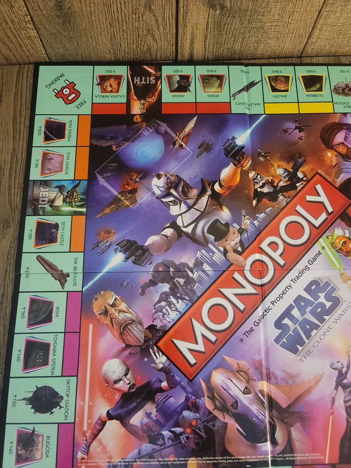 Star Wars The Clone Wars Monopoly Board Game And Similar Items