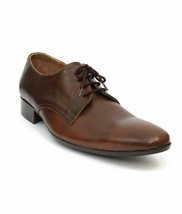 Handmade Men's Brown Leather Lace Up Dress/Formal Oxford Shoes image 4