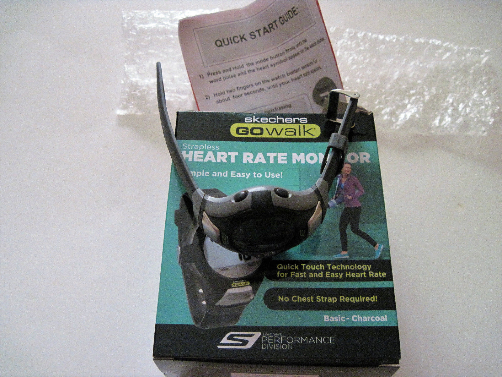 skechers heart rate monitor watch instructions