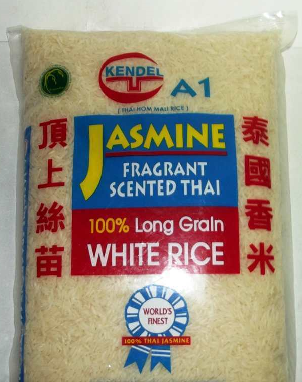 Jasmine Rice Kendel 100% Long Grain white Rice Thai Fragrant 2kg ...