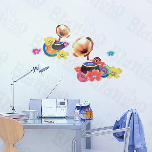 Morning Glory - Wall Decals Stickers Appliques Home Decor - $6.43