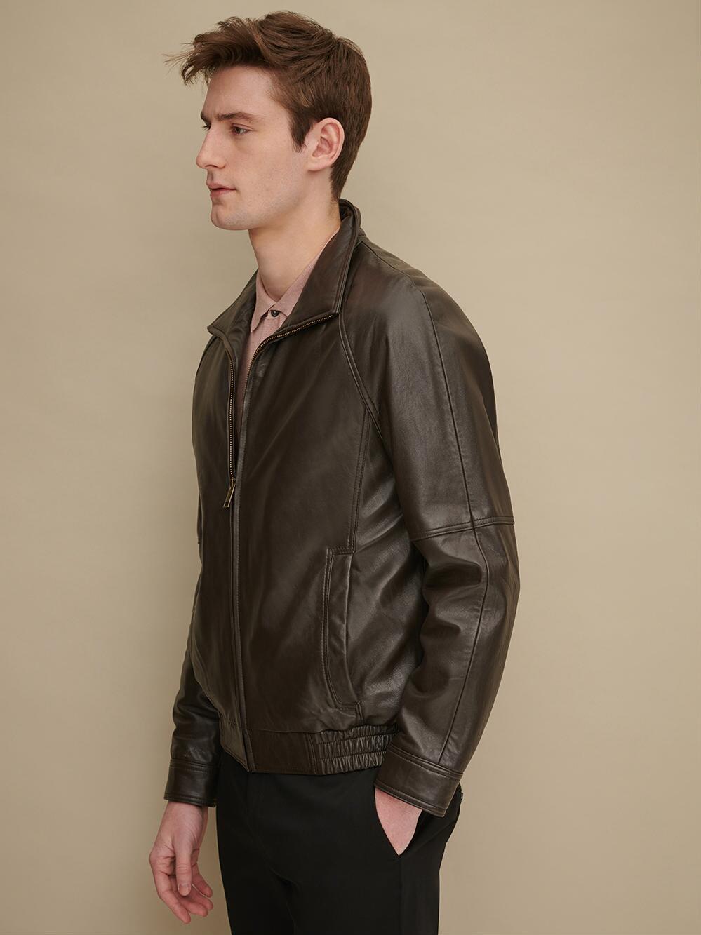 real leather jacket size 20