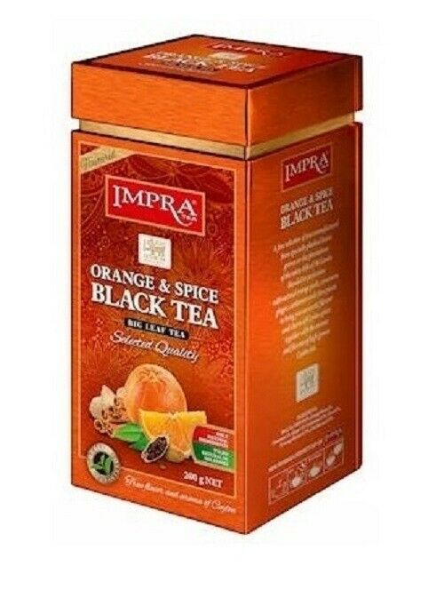 Impra Orange & Spice Black Tea Big Leaf Gift Box 200g - Tea