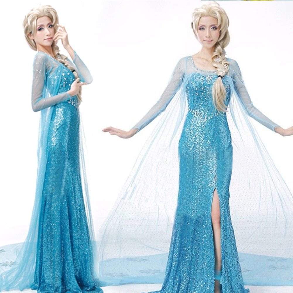 elsa costume with pants