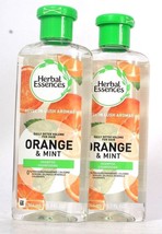 2 Bottles Herbal Essences 11.7 Oz Orange & Mint Daily Detox Volume Shampoo - $25.99